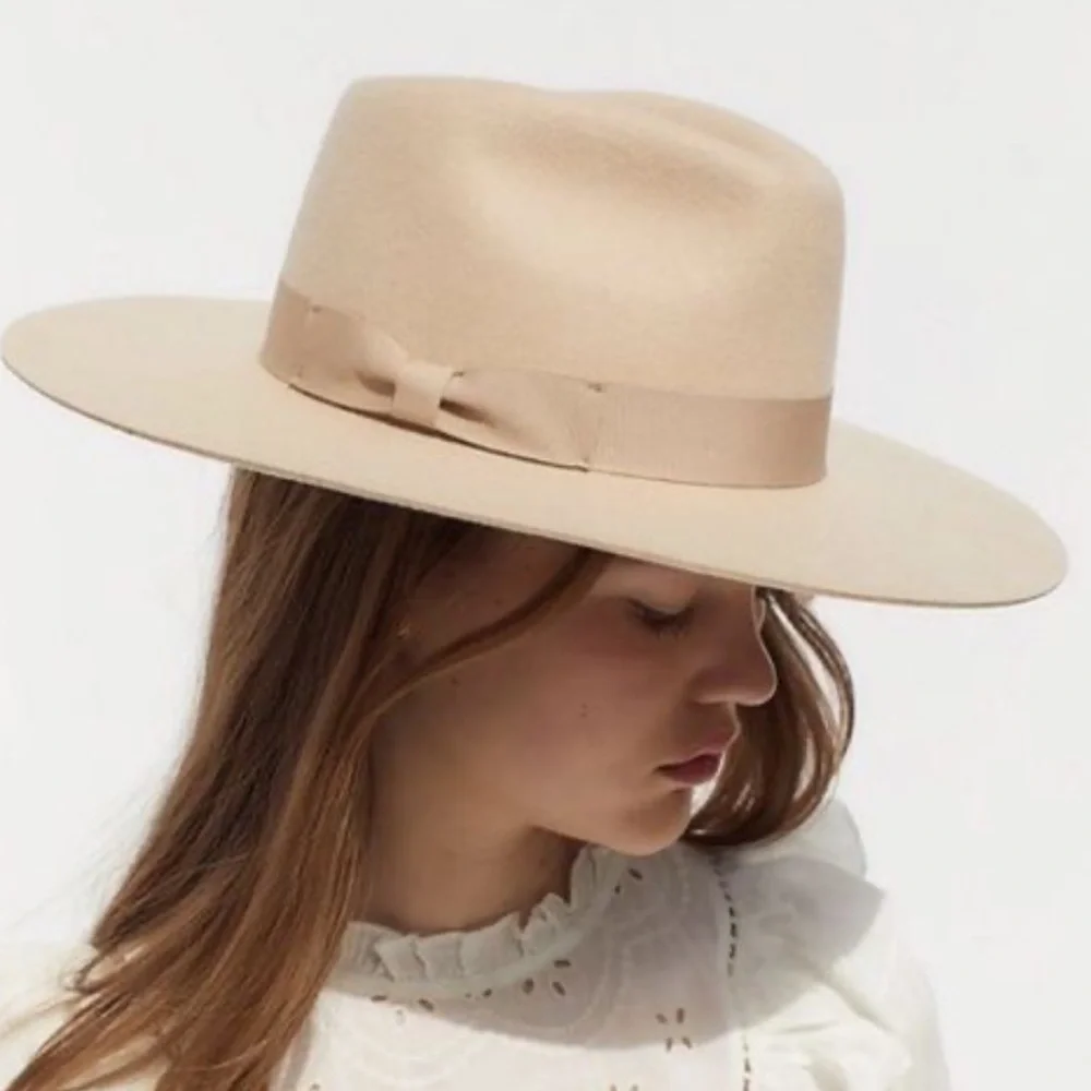 Urban Outfitters Cream Ranchers Hat Like New - Picture 2 of 8